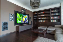 Speakers in the living room interior living room