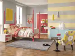 Сочетание цветов в интерьере детской спальни