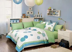 Color combination in the interior of a children's bedroom