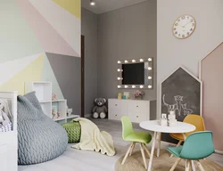 Color Combination In The Interior Of A Children'S Bedroom