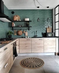 Wood-Effect Tiles In The Kitchen Interior