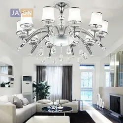 Chandelier In The Interior Of A Small Living Room