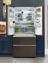 Холодильник Хайер В Интерьере Кухни