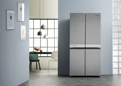 Haier refrigerator in the kitchen interior