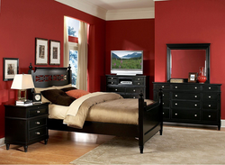 Bedroom design mahogany