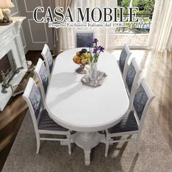 Rectangular Table In The Kitchen Interior