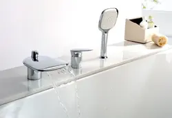 Mortise mixer for bathtub photo