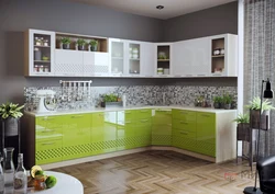 Kitchens glossy photos inexpensive