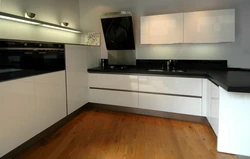 Kitchens With Black Plinth Photo