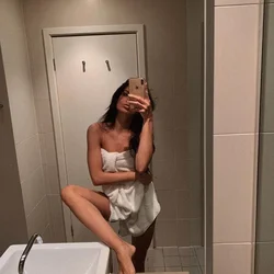 Photo Of Herself In The Bathroom