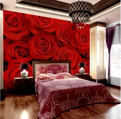 Вся спальня в розах фото