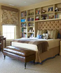 Bedroom With Bookcase Photo