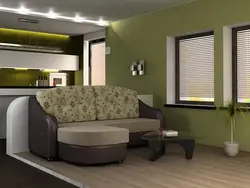 Corner sofas in the bedroom photo