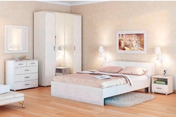 White Bedrooms Inexpensive Photo