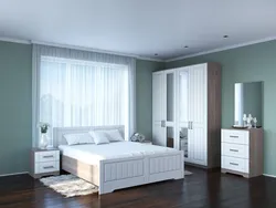 Белые спальни недорого фото
