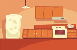 Kitchen vector photo