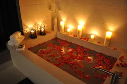 Candlelit Bath Photo