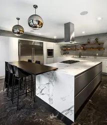 Kitchen Design Black Marble