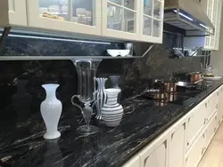Kitchen Design Black Marble