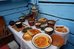 Kitchen in russian photo