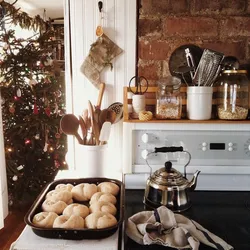 Winter kitchen photo