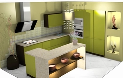 3D kitchen photo