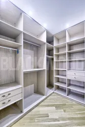 Dressing room in gray design