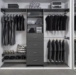 Dressing Room In Gray Design
