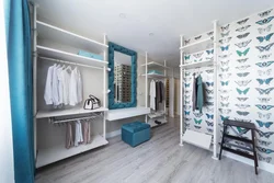 Dressing room in gray design