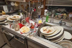 Фото посуда на кухне