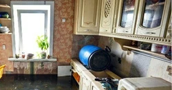 Flooded kitchen photo