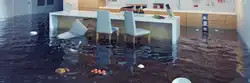 Flooded kitchen photo
