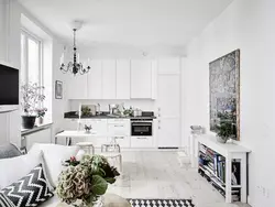 White kitchen studio photo