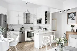 White kitchen studio photo