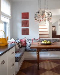 Photo of a bench in the kitchen