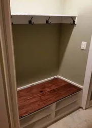 DIY wardrobe in the hallway photo