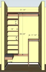 Гардероби DIY дар акси долон