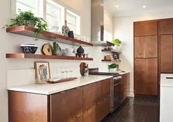 Photo of kitchen with lower cabinets photo
