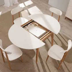 Round Tables For Kitchen Sliding Photo