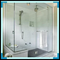 Ваннадағы фотодағы душ экраны