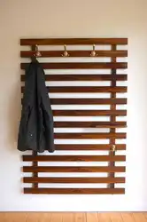Hanger Made Of Slats In The Hallway Photo