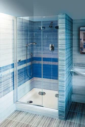 Shower Trays In The Bathroom Interior Photo