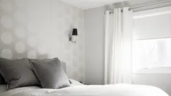 Light wallpaper for the bedroom, plain photos