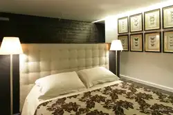 Floor lamps in the bedroom photo