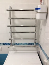Water dryer in the bathroom photo