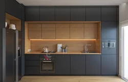 Wood-look plastic kitchens photo