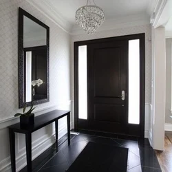 Photo Of A Hallway With A Black Floor