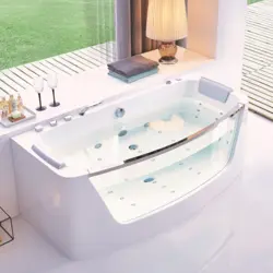 Jacuzzi bath with hydromassage photo
