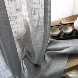 Linen tulle for bedroom photo