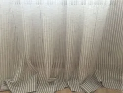 Льняные тюли для спальни фото